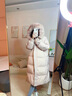 黛芙熙羽絨服女長(cháng)款2025年冬季新款韓版過(guò)膝寬松加厚狐貍毛領(lǐng)年輕外套 麥芽糖粉狐貍毛領(lǐng) S 80-115斤 曬單實(shí)拍圖
