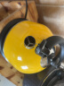 格立高（Geligao） 电热水壶304不锈钢 烧水壶自动断电 家用2-3人大容量烧开水器防溅出水口设计可折叠提手 柠檬黄 3L 实拍图