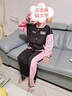G.duck小黃鴨女童春裝棒球服套裝新款學(xué)院風(fēng)中大兒童洋氣春秋運動(dòng)兩件套 BQ1380兩件套 150 曬單實(shí)拍圖
