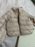 童泰秋冬5個(gè)月-4歲嬰幼兒寶寶輕薄款羽絨外套外出羽絨服上衣 粉色 90 cm 曬單實(shí)拍圖