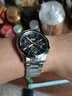 卡西歐（CASIO)手表 MTP系列石英防水男表 黑盤鋼帶MTP-1374D-1A 曬單實拍圖
