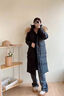 QYGY楊紫同款加厚鵝絨羽絨服女長(zhǎng)款冬季新款東北超厚極寒工裝毛領(lǐng)外套 女士黑色 真貉子大毛領(lǐng) S  90鵝絨406g（建議85-108斤） 曬單實(shí)拍圖