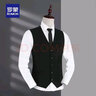 羅蒙西裝無(wú)袖馬甲男士商務(wù)休閑坎肩內(nèi)搭西正裝修身背心服上衣服男裝 黑色 XL 180/92A 曬單實(shí)拍圖