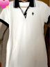 Teenie Weenie小熊夏季撞色Polo休閑通勤簡約連衣裙時尚收腰短裙女 乳白色 S (160) 曬單實(shí)拍圖
