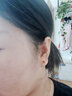 帝普四葉草耳釘 女金玫瑰金耳飾18k金 彩金單只耳堵k金18k耳釘螺絲 紅色18k四葉草直款擰螺絲耳環(huán) 單只 曬單實(shí)拍圖