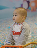 戴維貝拉（DAVE＆BELLA）童裝春秋裝新生兒連體衣男寶寶哈衣嬰兒洋氣爬爬服 曬單實(shí)拍圖