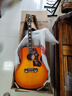 epiphone【官方直營(yíng)】易普鋒民謠木吉他 蜂鳥(niǎo) EJ-200單板電箱琴J-45全單 J-200 Studio 櫻桃紅漸變色 曬單實(shí)拍圖