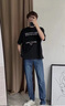安初夏牛仔褲男士夏季新薄款褲子男褲修身寬松小腳休閑褲男生青少年長(cháng)褲 9019-12B深藍色+9019-12B淺藍色 31 (2尺4建議125-135斤) 曬單實(shí)拍圖