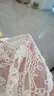 啄木鳥品牌女裝披肩春夏配吊帶裙子外搭蕾絲開衫罩衫很仙的薄款防曬衣超 白色蕾絲 2XL 曬單實拍圖