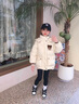 勤度女大童羽絨服棉12-15歲長(zhǎng)款青少年初中生2023女童冬裝女孩加厚 黑色 160cm 曬單實(shí)拍圖