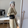 紀詩(shī)哲輕奢品牌包包女包真皮單肩包女士斜挎包鏈條送女友老婆生日禮物 黑色 精美禮盒 曬單實(shí)拍圖
