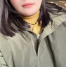 御龍鏡 999足金佛頭黃金吊墜女如來佛祖編織項鏈送媽媽生日禮物 大版佛頭+2金珠 約4.6g-4.8g 曬單實拍圖