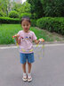 361°竹節(jié)跳繩兒童小學(xué)專(zhuān)用一年級(jí)幼兒園寶寶初學(xué)考試健身運(yùn)動(dòng)繩 棕綠色【棉繩Q彈竹節(jié) 甩到不疼】 * 曬單實(shí)拍圖