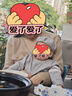 優(yōu)奇嬰兒衣服秋裝新生兒男女寶寶連體衣針織毛衣滿(mǎn)月百天哈衣爬服秋冬 淺灰色+同款帽子 90cm 曬單實(shí)拍圖