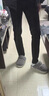 ANDSEEYOU 品牌男士牛仔褲 春夏新款修身商務(wù)休閑褲時(shí)尚潮流小腳長褲子正 黑色 29 曬單實(shí)拍圖