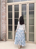 FEISIMI輕奢品牌2025夏季連衣裙女士新款女裝衣服夏天氣質(zhì)女神范套裝裙子 米白開衫+方領(lǐng)吊帶裙 L 曬單實拍圖