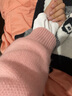 南叮雅格孕婦裝春秋裝套裝時(shí)尚長袖針織開衫外套寬松遮肚T恤上衣春秋裝 粉色開衫+01T恤【兩件】 XL 曬單實(shí)拍圖
