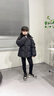 雅鹿2025新款兒童羽絨服中長(cháng)款加厚韓版中大童男童女童洋氣冬外套 黑色 160 cm 曬單實(shí)拍圖