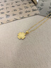 中國黃金（CHINA GOLD）黃金項鏈四葉草女款足金吊墜套鏈送女友媽媽老婆生日情人節(jié)禮物 足金吊墜1.3g+k金鏈+禮盒【部分地區(qū)隔日達】 曬單實拍圖