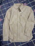 Levi's李維斯男士美式復古vintage格紋燈芯絨肌理感淺色襯衫外套 米色 S 曬單實(shí)拍圖
