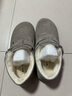 百麗（Belle）全麥吐司1代外穿全包女商場款休閑鞋D1A1DDM4預售 灰色-毛里（1代） 38 曬單實拍圖