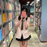蝶嬌諾（DIEJIAONUO）連衣裙子女裝夏季2024年新款韓版奶系學(xué)院風(fēng)JK制服小個子鹽系穿搭 襯衫+領(lǐng)帶+深咖百褶裙 M 曬單實拍圖