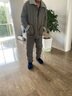 達(dá)爾麗三層加厚夾棉睡衣女秋冬情侶家居服男士保暖純棉可外穿情人節(jié)禮物 T9247109-015-軍綠色男 2XL 曬單實(shí)拍圖