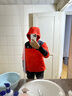 喬丹山神ultra沖鋒衣外套男運動(dòng)風(fēng)衣硬殼戶(hù)外登山防雨水夾克 亮橙色/黑色 【單沖硬殼】 M 曬單實(shí)拍圖