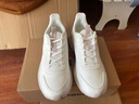 安踏（ANTA）凌云女鞋跑步鞋子女運動(dòng)鞋秋季皮面休閑輕便緩震護踝跳繩鞋旅游鞋 淺米白/一度灰 【皮面防潑水】 38 曬單實(shí)拍圖