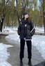 FitonTon雪尼爾闊腿褲女秋冬加絨加厚直筒保暖休閑褲子女運(yùn)動(dòng)褲 曬單實(shí)拍圖