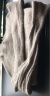无印良品 MUJI 女式 含牦牛绒骆驼绒圆领毛衣 长袖针织衫秋 冬季 深咖啡色 M-L 165/88A 实拍图