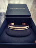 丹尼爾惠靈頓（DanielWellington）dw手鐲女 綢緞白+玫瑰金中號窄版開(kāi)口手鐲 新年禮物送女生 DW067 曬單實(shí)拍圖