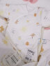 童泰秋冬婴儿衣服新生儿夹棉连体衣0-6个月宝宝哈衣 黄色丨A款 52cm 实拍图