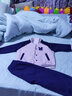 迪莎童話(huà)女童套裝兒童秋季棒球服套裝大童女裝新款時(shí)尚運動(dòng)休閑學(xué)生2件套 粉色 130 曬單實(shí)拍圖