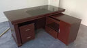 遠奧老板總裁簡(jiǎn)約經(jīng)理主管桌子大班臺家具辦公桌椅組合1.8米含柜 曬單實(shí)拍圖