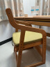 顾家家居（KUKA） 榉木实木学习桌椅可升降调节学生写字书桌套装 1.2M榉木桌椅套装（活动款） 实拍图