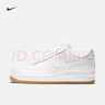 耐克（NIKE）官方AIR FORCE 1男子空軍一號運動(dòng)鞋膠底板鞋低幫DJ2739 100白/白/橡皮淺褐 42.5 曬單實(shí)拍圖