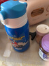 膳魔師（THERMOS）兒童吸管杯魔膳師雙蓋保溫杯水壺杯蓋吸管備用配件TCKA-550/553 TCKA新款淺藍整套杯蓋 曬單實(shí)拍圖