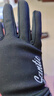 森地客Santic 秋冬輕量防風(fēng)騎行手套男女款山地公路車(chē)抓絨保暖長(cháng)指手套 黑色 M 曬單實(shí)拍圖