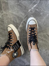 匡威（Converse）官方 1970S男女高幫復古翻毛皮運動(dòng)鞋棕色169337C 169337C/褐色 42 曬單實(shí)拍圖
