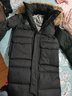 啄木鳥（TUCANO）500克鵝絨極寒服男情侶過膝羽絨服女加厚東北零下40度哈爾濱防寒 黑色 【抗寒零下40度】 XL 【鵝絨455g】貉子真毛領(lǐng) 曬單實拍圖