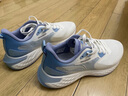 李寧男鞋運動(dòng)鞋子男2025新款春季云緩震跑步鞋男戶(hù)外休閑軟底旅游鞋 云霧白/新極光藍 42 曬單實(shí)拍圖