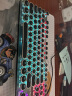 前行者（EWEADN）TK100朋克机械键盘鼠标套装电竞游戏有线电脑笔记本办公复古外设多功能旋钮 黑色混光黑轴 实拍图