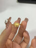 COISE黃金戒指小方糖999足金戒指女款時尚簡約金戒指送女友七夕禮物 小方糖黃金戒指12號+愛心禮盒 曬單實拍圖