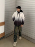 安初夏青少年學(xué)生白鴨絨羽絨服男士休閑套裝冬季潮牌防寒衣服男裝外套 黑色三件套【羽絨服外套+中領(lǐng)毛 XL  175 適合120-135斤 曬單實(shí)拍圖