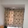 遮光窗帘成品简约现代卧室客厅遮阳防晒落地飘窗帘子全遮光布料 绿色 挂钩宽1米*高1.3米限拍一片 实拍图