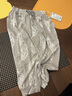 nest designs春秋牛油果彈力防蚊褲寶寶哈倫褲兒童透氣褲子 輕羽灰色 100 碼(燈籠褲版)90-102cm 曬單實(shí)拍圖