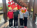 特步（XTEP）兒童童裝長(cháng)褲男女童通碼親膚針織毛圈束口褲 純正黑 165cm 曬單實(shí)拍圖