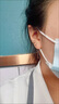 歐子家S925純銀心形耳線女簡約愛心耳墜長款流蘇耳環(huán)高級感耳釘耳飾禮物 【金色】愛心耳線一對 曬單實拍圖