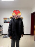 太平鳥(niǎo)男裝【三防】羽絨服冬工裝戶(hù)外毛領(lǐng)派克防寒服 黑色 第一批 2XL 曬單實(shí)拍圖